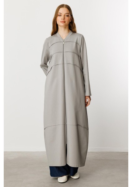 Ben Özel Pamuk Karışımlı Dökümlü ve Konforlu Kap-Gri modelleri