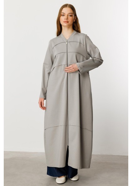 Ben Özel Pamuk Karışımlı Dökümlü ve Konforlu Kap-Gri indirimleri