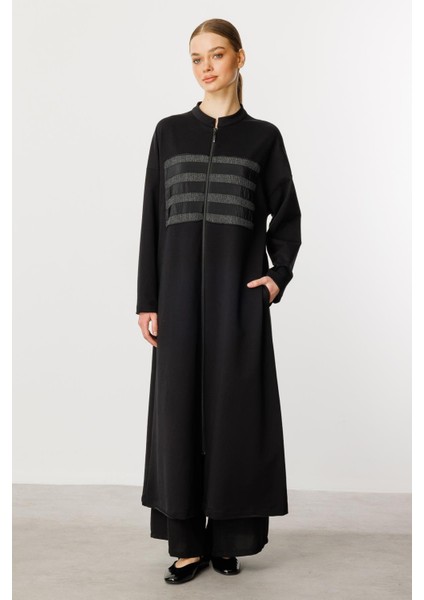 Hcr Bürümcük Garni Pamuk Karışımlı Ince Örme Spor Kap/frrce-Siyah