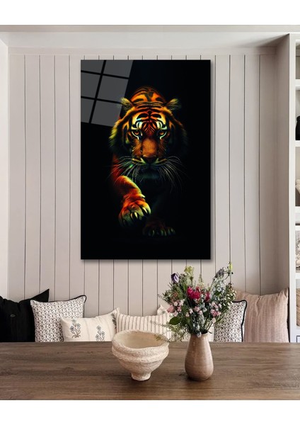 Karanlıklar Ardında Kaplan Cam Tablo modelleri