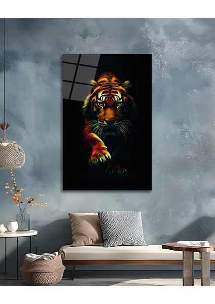 Karanlıklar Ardında Kaplan Cam Tablo indirimleri