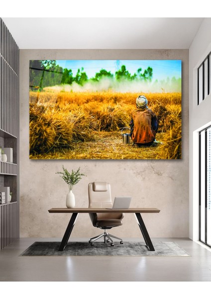 Hasat Zamanı Cam Tablo modelleri