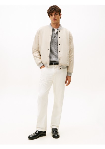 Bisiklet Yaka Gri Erkek Sweatshırt MW0MW40056P97_CREST Graphıc Reversı