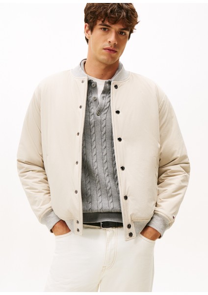 Bisiklet Yaka Gri Erkek Sweatshırt MW0MW40056P97_CREST Graphıc Reversı fiyatları