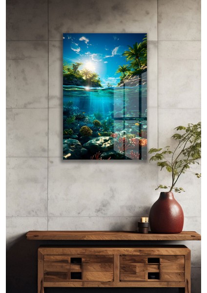 Su Altı Görüntüsü Cam Tablo fiyatları