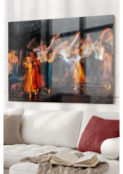 Balo Dans | Sanat Temalı Cam Tablo | 50X70 cm
