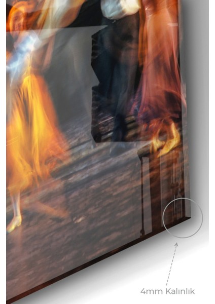 Balo Dans | Sanat Temalı Cam Tablo | 50X70 cm modelleri