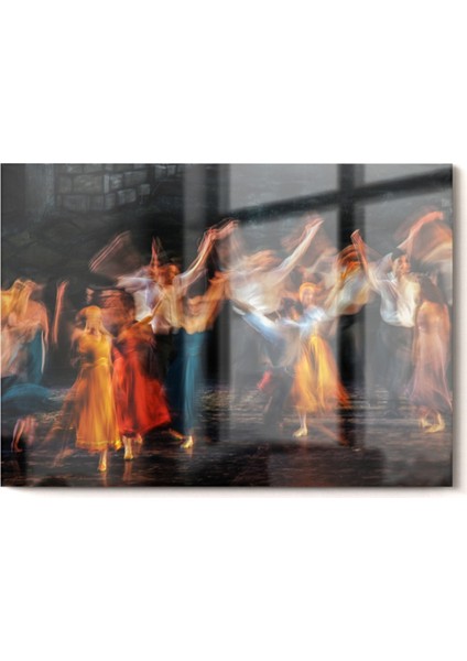 Balo Dans | Sanat Temalı Cam Tablo | 50X70 cm fırsatları