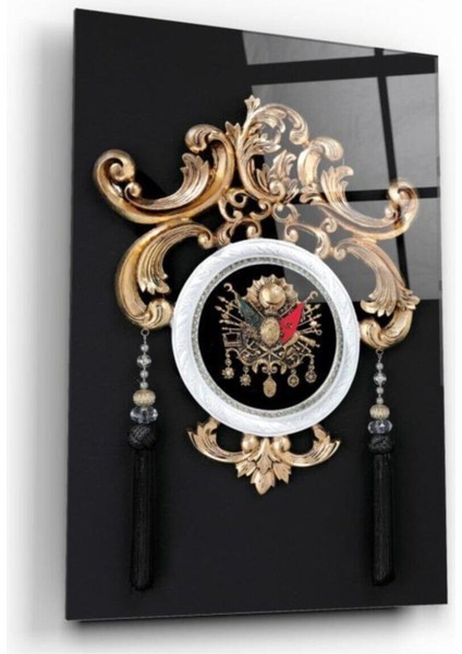 Nw Özel Osmanlı Tuğrası Cam Tablo