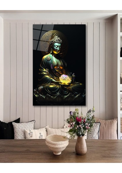Buda Heykeli Cam Tablo modelleri