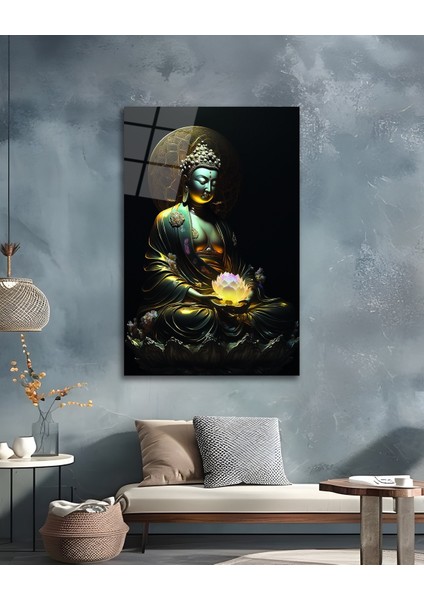 Buda Heykeli Cam Tablo indirimleri