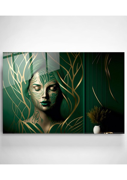 Beautiful Woman Cam Tablo Dekoratif Cam Tablo fiyatları