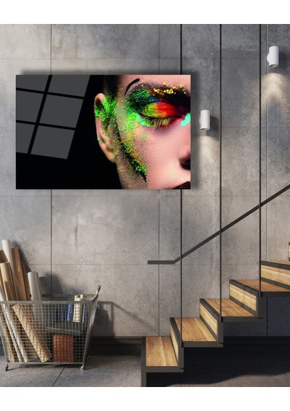 Makyajlı Kadın Cam Tablo fiyatları