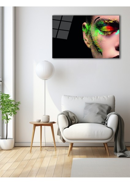 Makyajlı Kadın Cam Tablo indirimleri