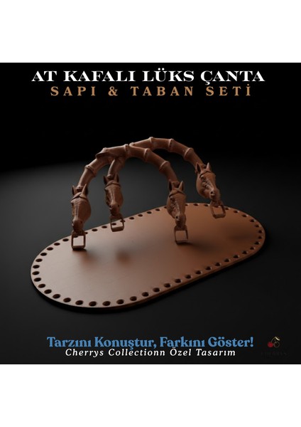 Premium At Kafalı Çanta Sapı ve Taban Seti fırsatları