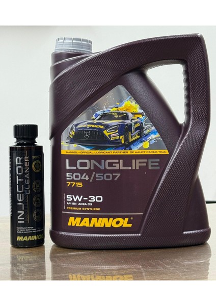 2025 5W30 Longlife 504/507 5lt Motor Yağı ve Etkili Benzin Katkı Enjektör Temizleyici