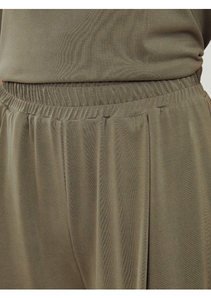 Beli Lastikli Modal Karışımlı Kadın Eşofman Altı modelleri