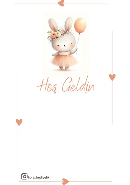 Hoş Geldin Bebek Pembe 35 Adet