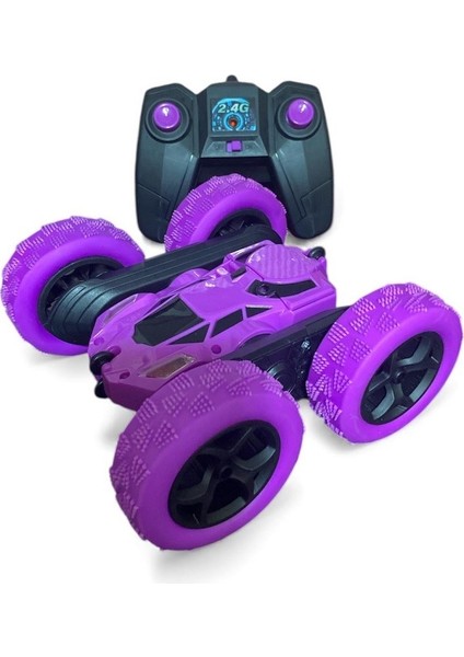 Uzaktan Kumandalı Şarjlı Akrobat Araba Mor 3977 modelleri