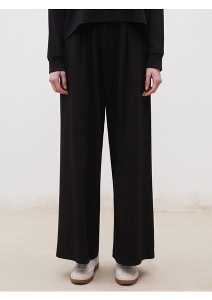 Beli Lastikli Geniş Paça Kadın Eşofman Altı fiyatları