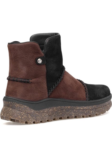 D25KB-4090 Kadın Hakiki Nubuk Deri Düz Bot Siyah fırsatları