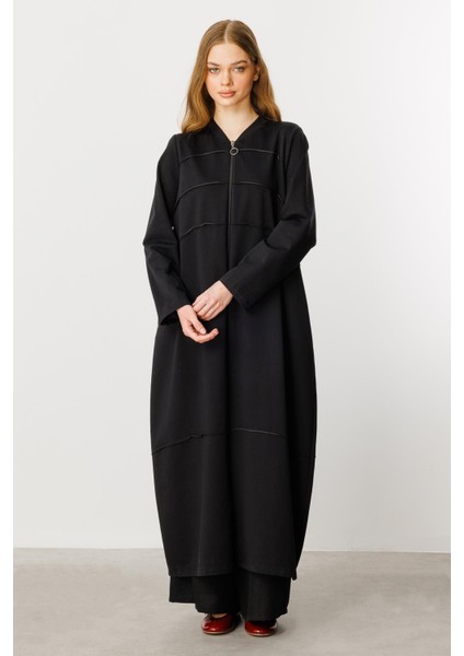 Ben Özel Pamuk Karışımlı Dökümlü ve Konforlu Kap-Siyah fiyatları