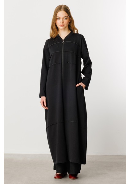 Ben Özel Pamuk Karışımlı Dökümlü ve Konforlu Kap-Siyah indirimleri