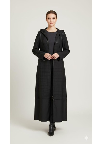 Jakar Kapitone ve Cupra Plys Mix Astarlı Spor Mevsimlik Trench Kap-Siyah fiyatları