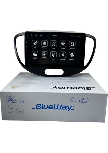 Hyundai I10 2010-2013 Blueway 8-128 Tam Profesyonel Oem Multimedia fiyatları