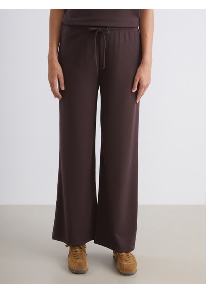 Beli Lastikli Geniş Paça Kadın Eşofman Altı fiyatları