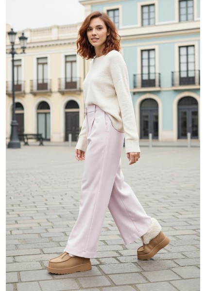 Kürk Detaylı Kadın Bot - Sıcak Tutan, Kaymaz Ortopedik Tabanlı Konforlu Kışlık Bot indirimleri