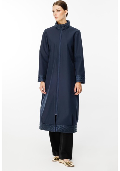 Örgü Desen Işlemeli Içi Polar Kaplı Hafif ve Konforlu Manto Kaban-Laci fiyatları