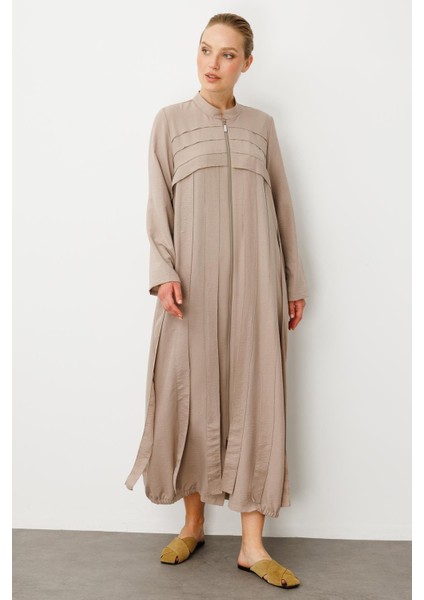 Rouge/ S Parça El Işi Dikiş Detaylı Elbise / Kap-R-Taş