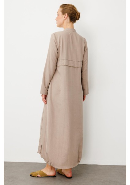 Rouge/ S Parça El Işi Dikiş Detaylı Elbise / Kap-R-Taş indirimleri