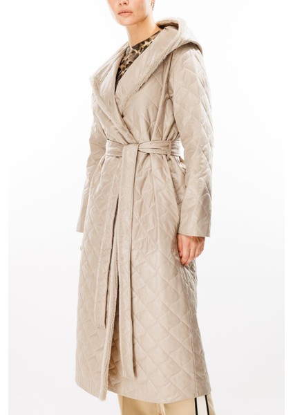 Sorf (Suni) Kürk Garni Baharlık Hafif Içi Dolgulu Spor Trenç Kap Kaban-Taş modelleri