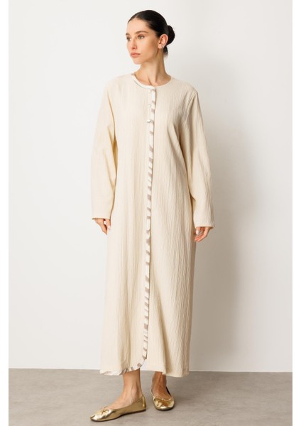 Zebra Desen Özel Dokuma Kumaş Kap - Ferace-Bej