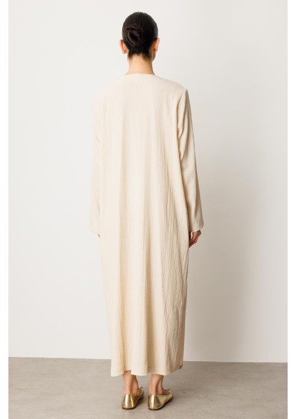 Zebra Desen Özel Dokuma Kumaş Kap - Ferace-Bej indirimleri