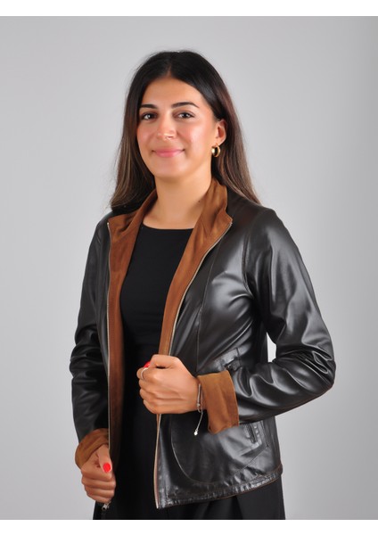 hakiki deri süet çift taraflı ultra hafif kuzu derisi ceket fırsatları