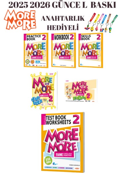 Fenomen Yayıncılık 2.sınıf More More Pratice Book ve Test Book 6 Lı 2025 2026
