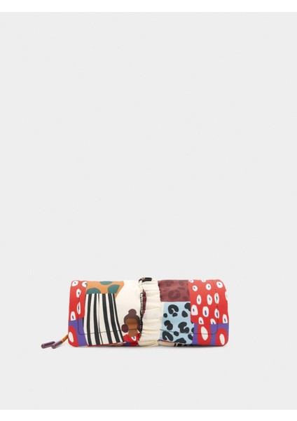 Desenli Teknik Kumaş Takı Çantası fiyatları