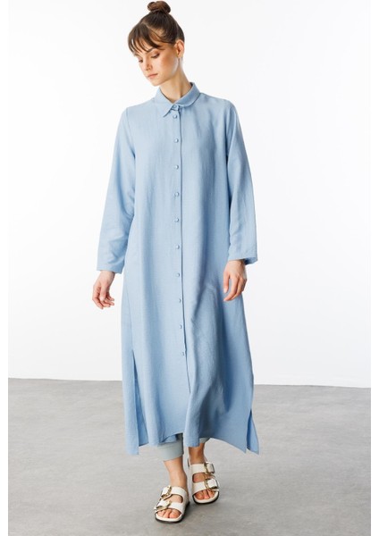 Nouvo Ipekçe Doku Kap / Elbise-Mavi fiyatları