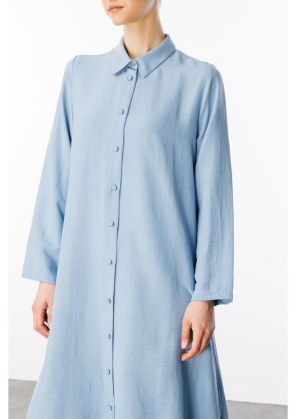 Nouvo Ipekçe Doku Kap / Elbise-Mavi fırsatları