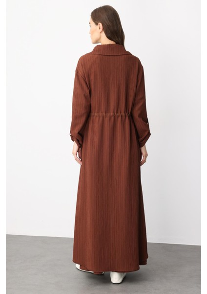 Poly /cupra Ön Beden Özel Dokuma Kumaş Spor Kap Ferace-Kahve indirimleri