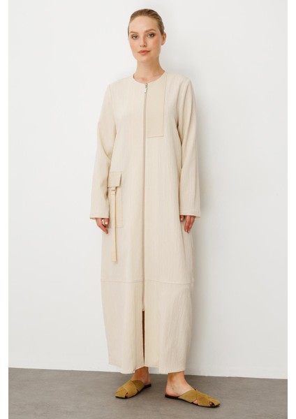 Poly - Cupra Garni Detaylı Spor Zamansız Ferace Kap-Bej fiyatları