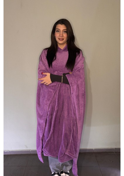 Giyilebilir Hoodie Battaniye