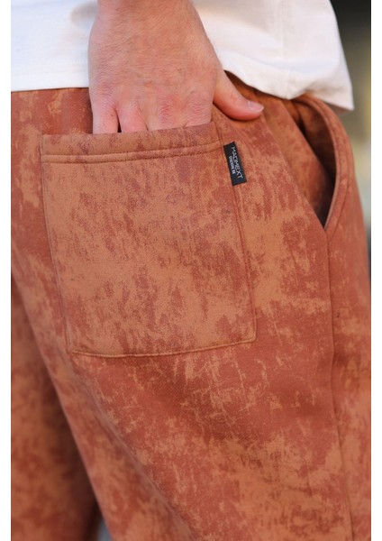 Kahverengi Batik Desenli Jogger Eşofman Altı E6582 fiyatları