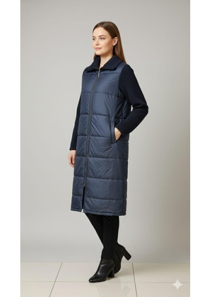 Kol ve Yaka Yüksek Yün Içerikli Triko Orta Bedeni Soft Elyaf Dolgulu Astarlı Zamansız Konforlu Hafif-Laci fiyatları