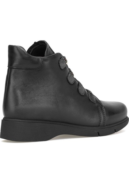 D25KB-4535 Kadın Hakiki Deri Düz Bot Siyah fırsatları