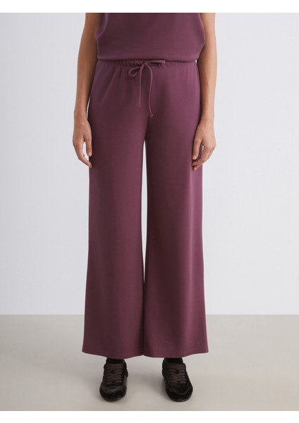 Beli Lastikli Geniş Paça Kadın Eşofman Altı fiyatları