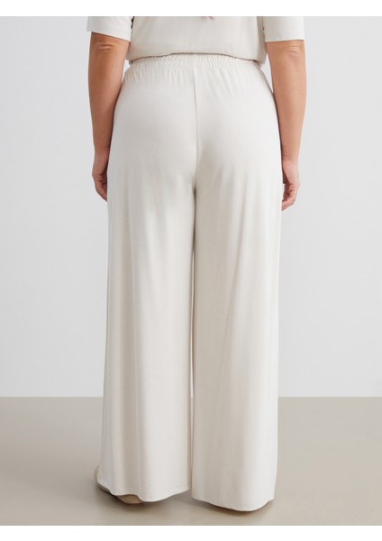 Büyük Beden Modal Karışımlı Kadın Eşofman Altı fırsatları